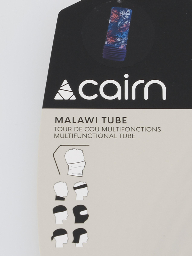 Tour de cou polaire multifonctions malawi floral bleu - Cairn