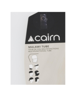Tour de cou polaire multifonctions malawi fragment noir - Cairn
