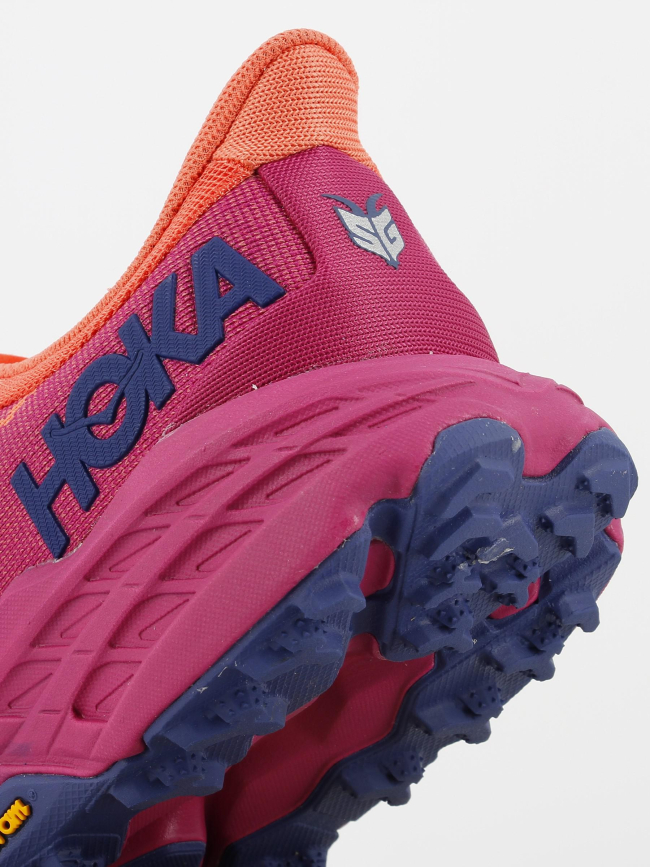 Chaussures de trail speedcoat 5 rose femme - Hoka