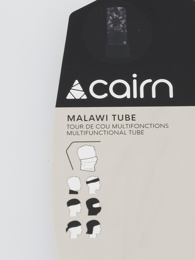 Tour de cou peluche multifonctions malawi fragment noir - Cairn