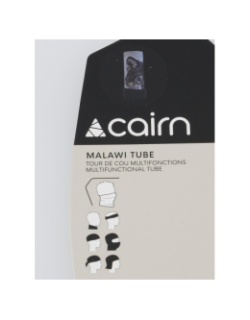 Tour de cou peluche multifonctions malawi wolf noir - Cairn