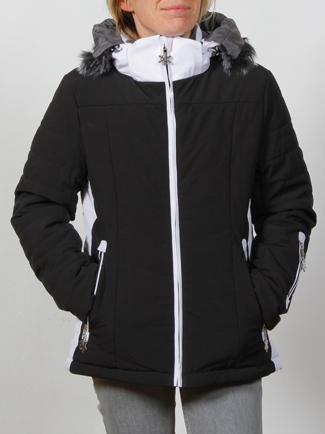 Veste de ski montana noir femme - Angele Sportswear