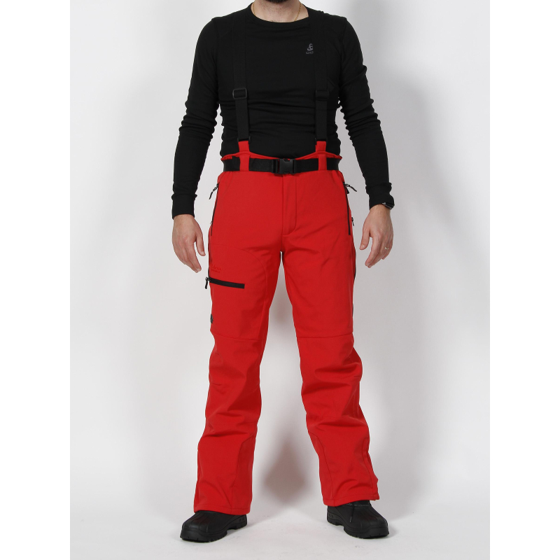 Pantalon de ski unosoft rouge homme - Eldera Sportswear