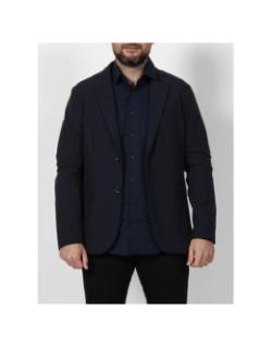 Veste blazer stretch giacca bleu marine homme - Armani Echange