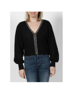 Gilet strass moaz noir femme - Morgan