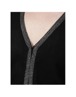 Gilet strass moaz noir femme - Morgan