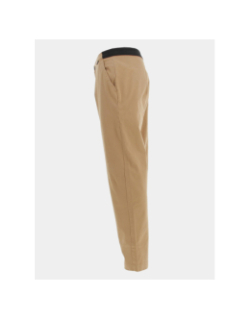 Pantalon modern twill cropped marron homme - Calvin Klein