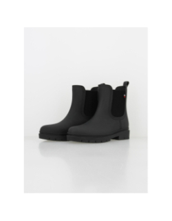 Boots de pluie matt ankle noir femme - Tommy Hilfiger