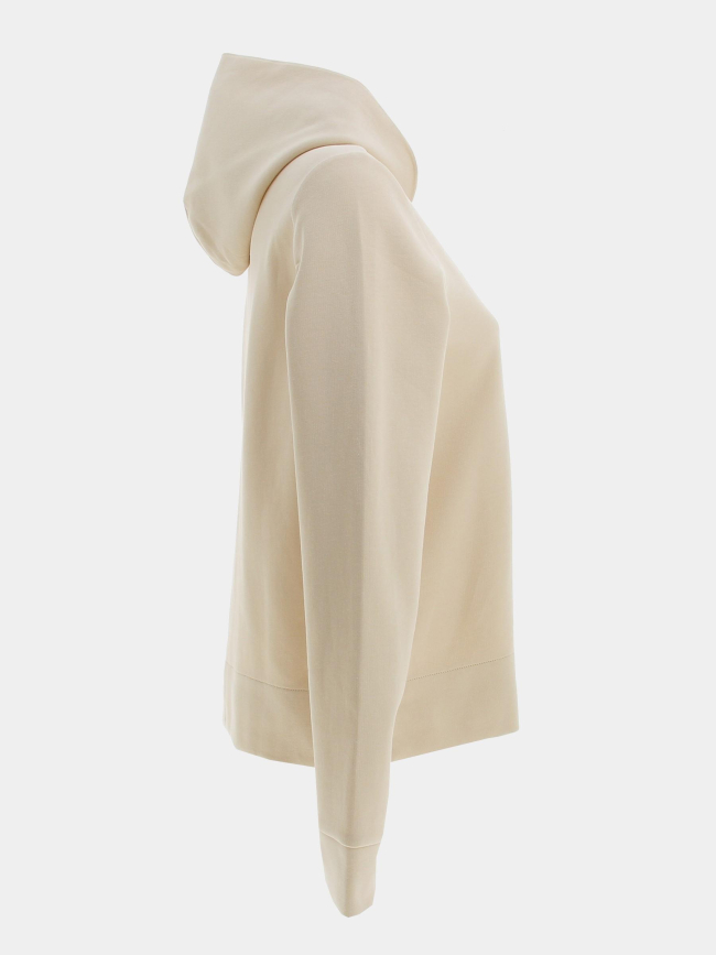 Sweat à capuche micro logo beige femme - Calvin Klein
