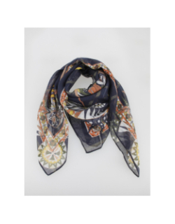 Foulard square night sky bleu marine femme - Pieces