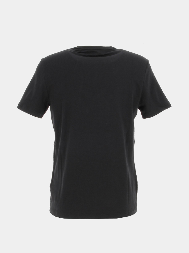 T-shirt maksim logo barré noir homme - Guess
