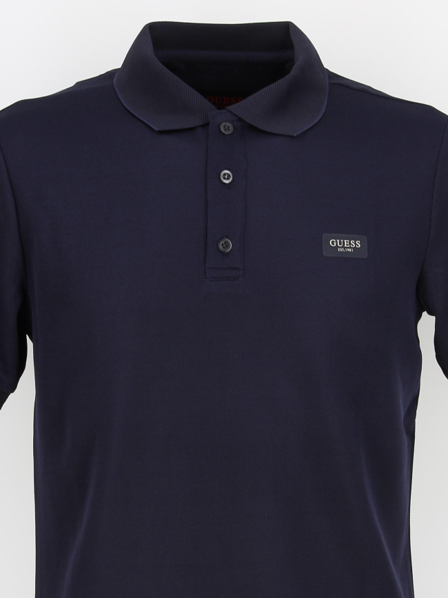 Polo veit smart bleu marine homme - Guess