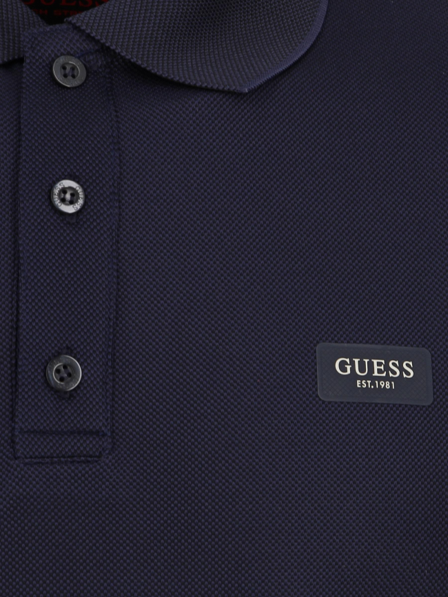 Polo veit smart bleu marine homme - Guess