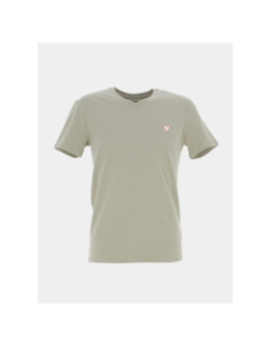 T-shirt bamboo stick vert homme - Guess