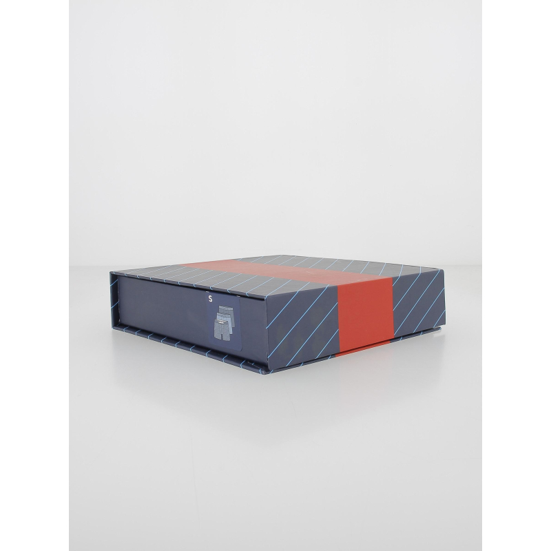 Boxers Mi-longs Sportifs Par Lot De 3 - Noir Bleu Azur