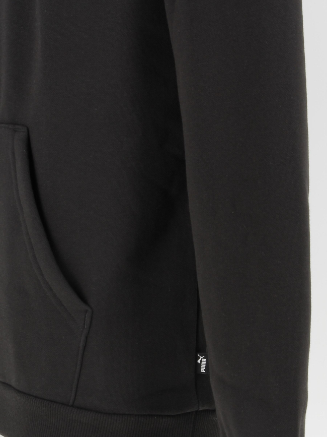 Sweat à capuche essential logo noir enfant - Adidas
