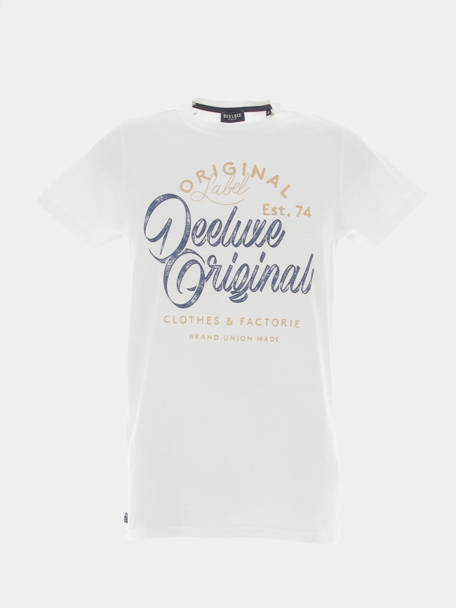 T-shirt daily blanc homme - Deeluxe