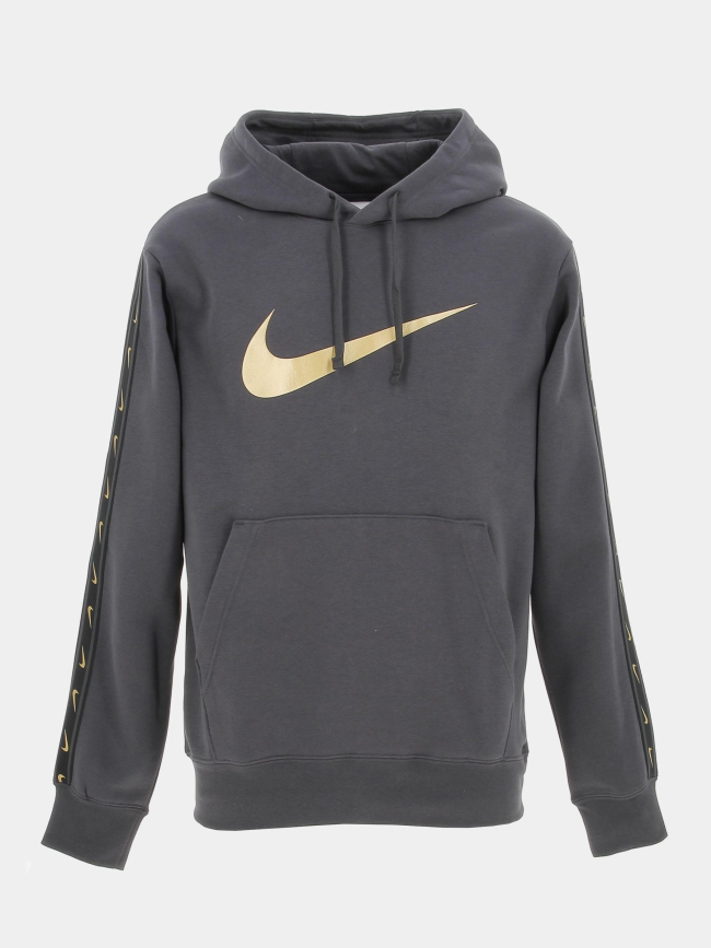 Sweat à capuche nsw repeat gris anthracite homme - Nike