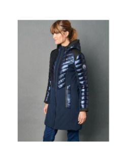 Manteau karen bleu marine femme - Delahaye