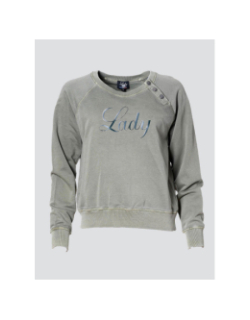 Sweat solene kaki femme - Delahaye