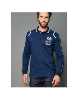 Polo manches longues raf bleu marine homme - Delahaye