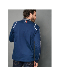 Polo manches longues raf bleu marine homme - Delahaye
