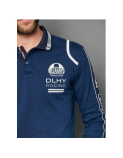 Polo manches longues raf bleu marine homme - Delahaye