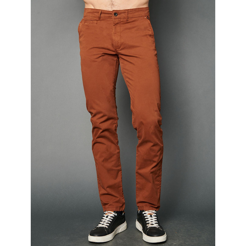 Pantalon paolo orange rust homme - Delahaye