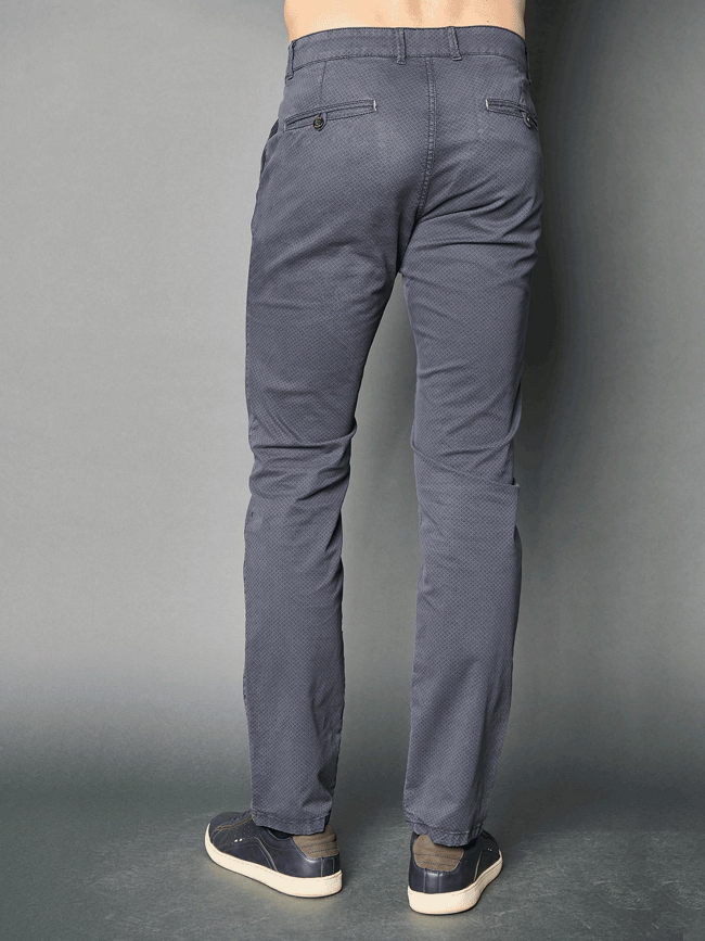 Pantalon pierre gris ardoise homme - Delahaye