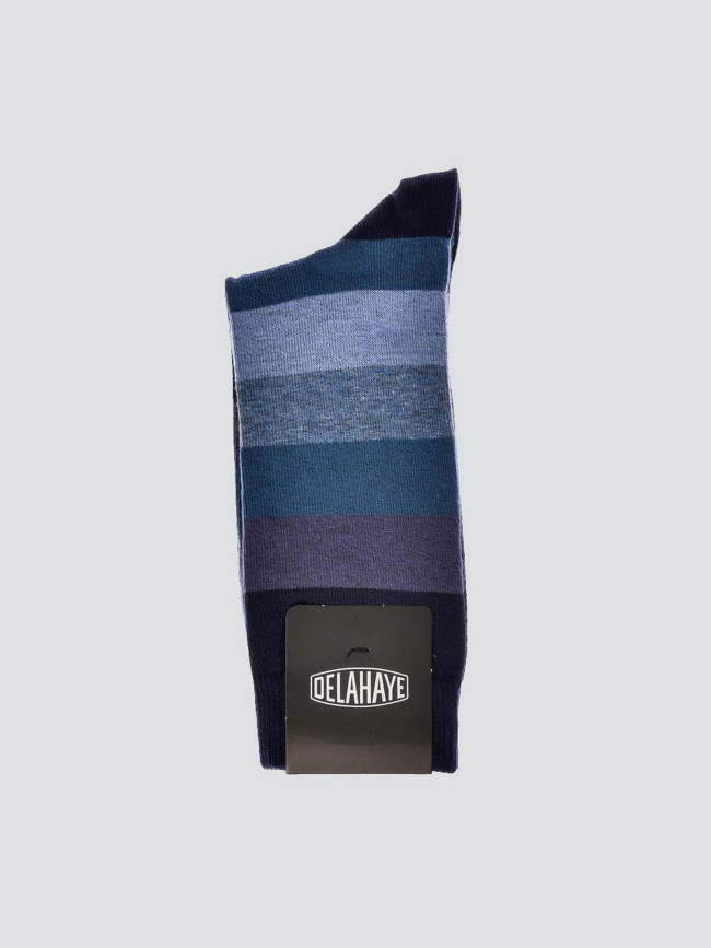 Chaussettes alfred bleu homme - Delahaye
