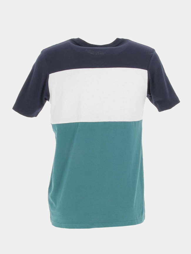 T-shirt logo block vert/bleu homme - Jack & Jones