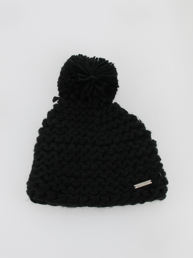 Bonnet pompon olympe noir fille - Cairn