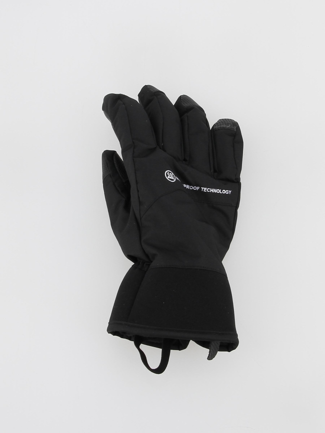 Gants de ski winterproof noir - Elémenterre