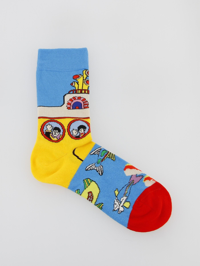 Chaussettes beatles yellow submarine multicolore - Happy Socks