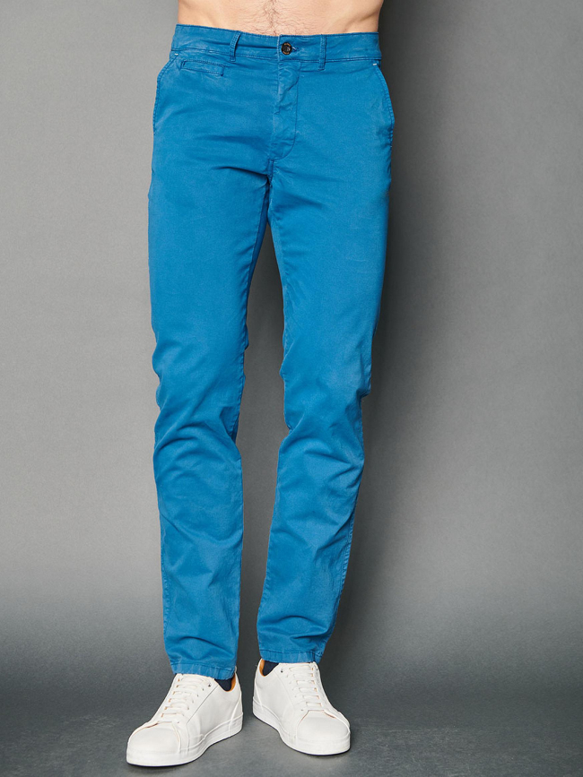 Pantalon paolo bleu homme - Delahaye