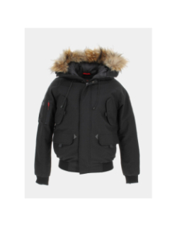 Blouson bombers thermique johnson noir - Helvetica