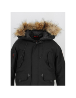 Blouson bombers thermique johnson noir - Helvetica