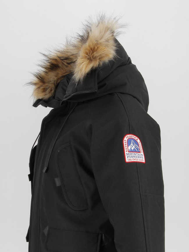 Blouson bombers thermique johnson noir - Helvetica