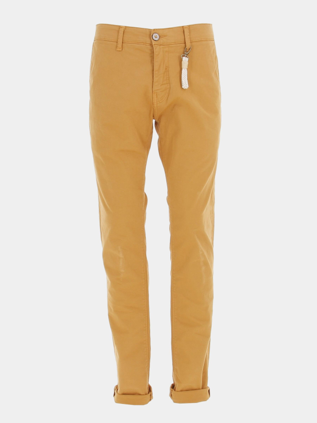 Pantalon chino casual marron homme - Izac