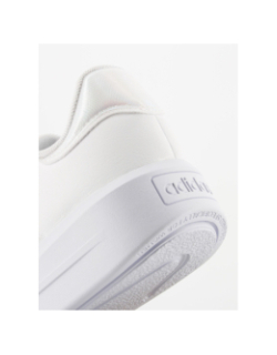 Baskets court platform irisé blanc femme - Adidas