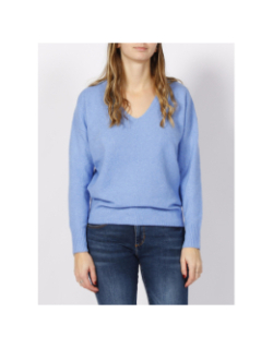 Pull rica life bleu femme - Only