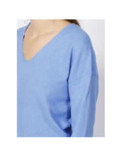 Pull rica life bleu femme - Only