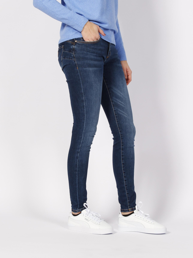 Jean skinny shape up bleu marine femme - Guess