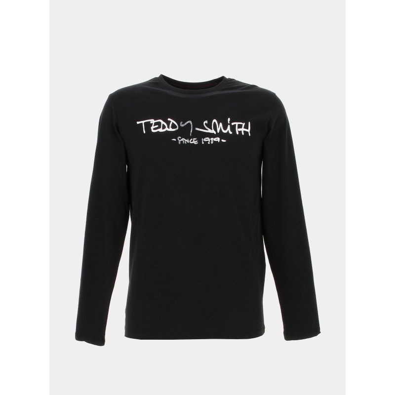 T-shirt manches longues ticlass noir argent homme - Teddy Smith