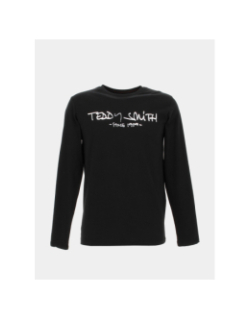 T-shirt manches longues ticlass noir argent homme - Teddy Smith