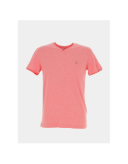 T-shirt tadeg orange corail homme - Benson & Cherry