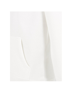 Sweat à capuche full logo blanc - Project X Paris