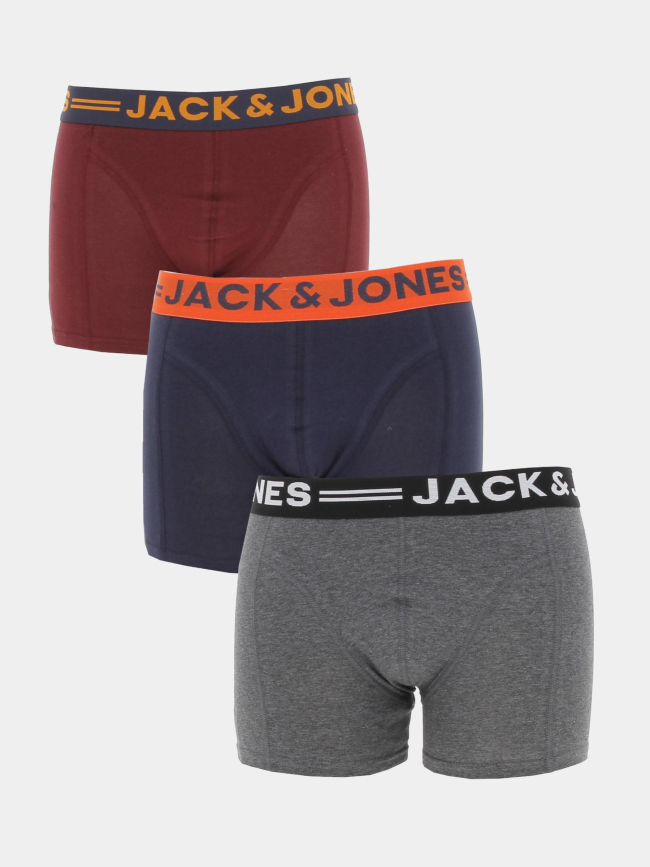 Pack 3 boxers lichfield multicolore homme - Jack & Jones