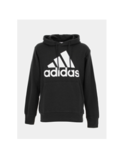 Sweat à capuche big logo french terry noir homme - Adidas