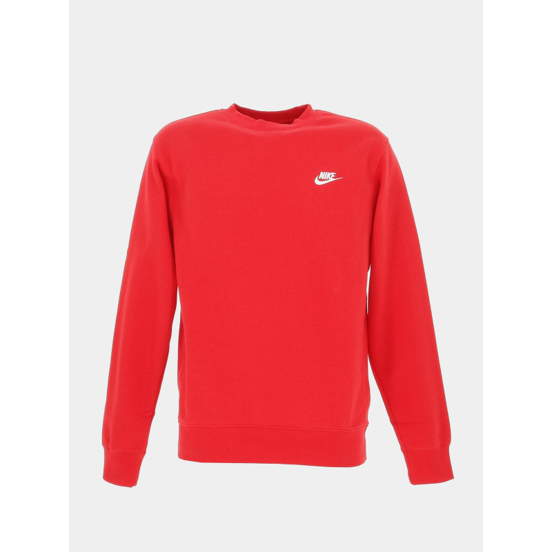 Sweat sportswear club crew rouge homme - Nike